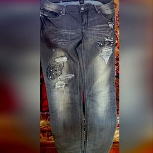 Antique Tivet jeans long pants size 34 color gray